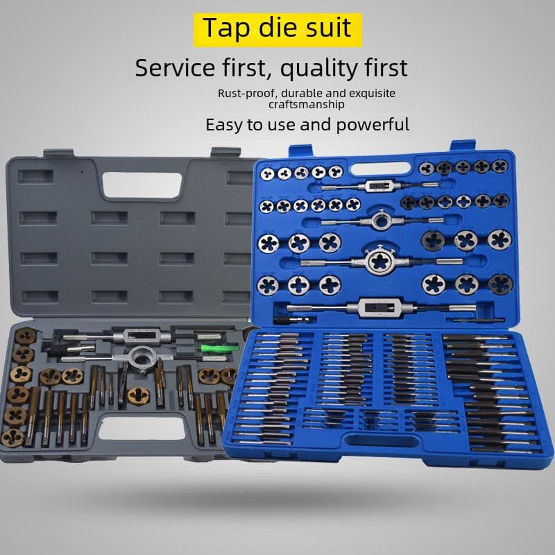 Metric Tap and Die Set with Hand Tap Wrench