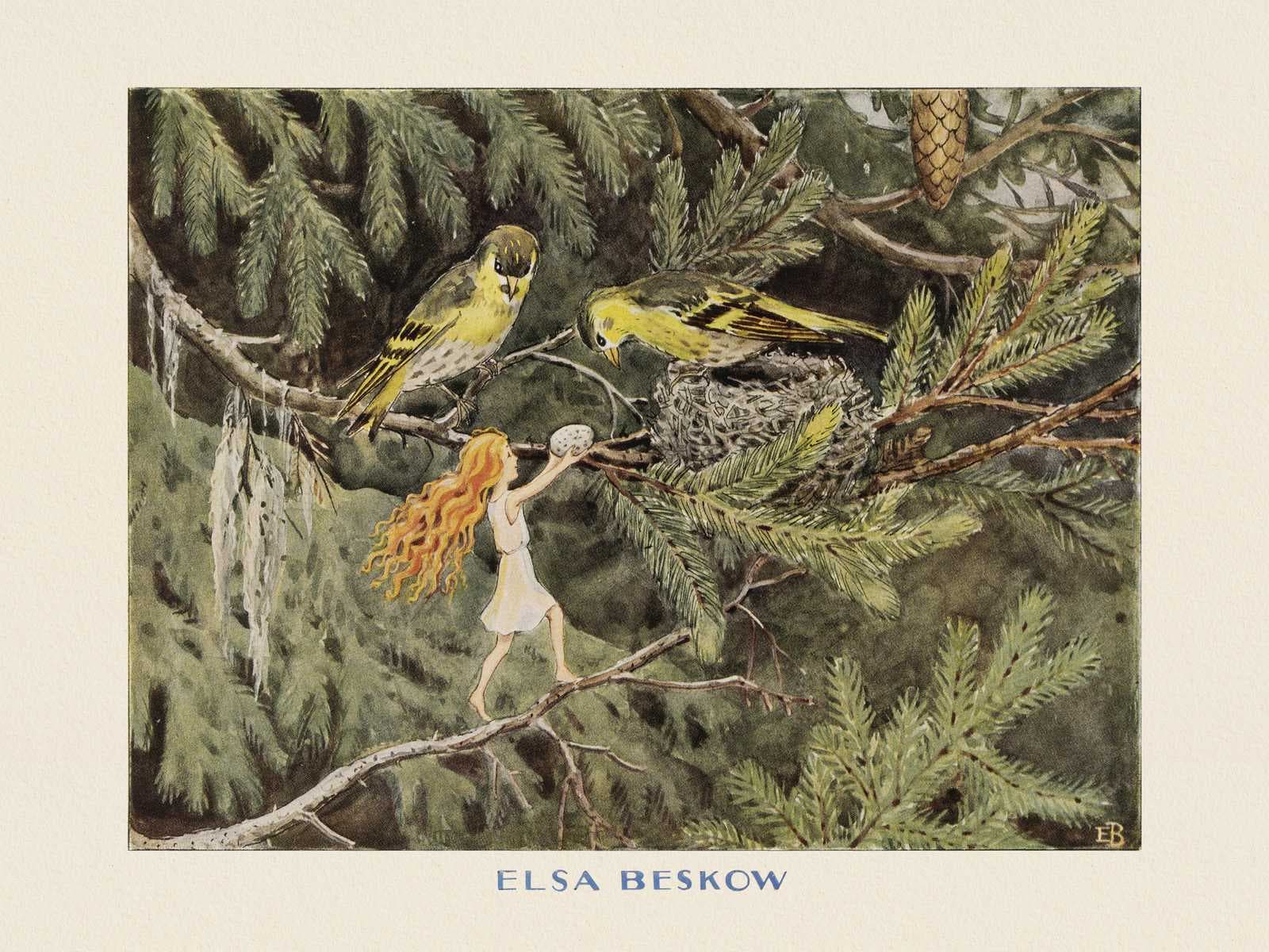 Poster - Elsa Beskow Illustration