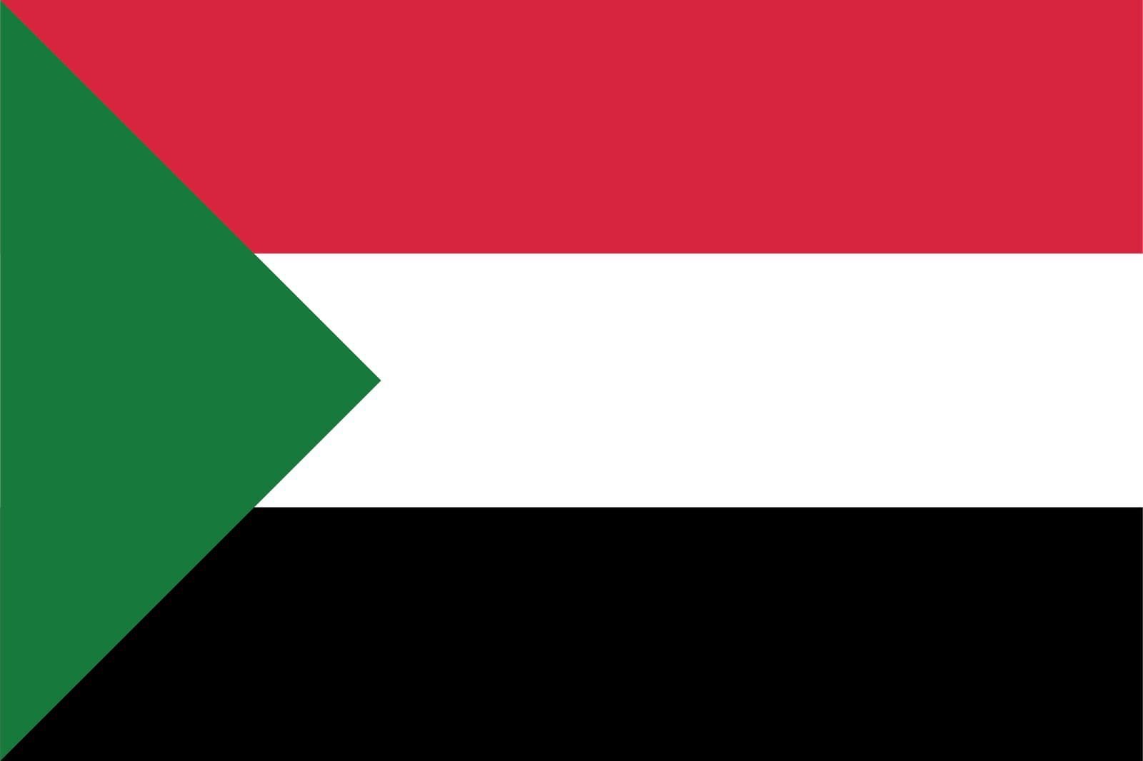 Sudan Flag - Sticker