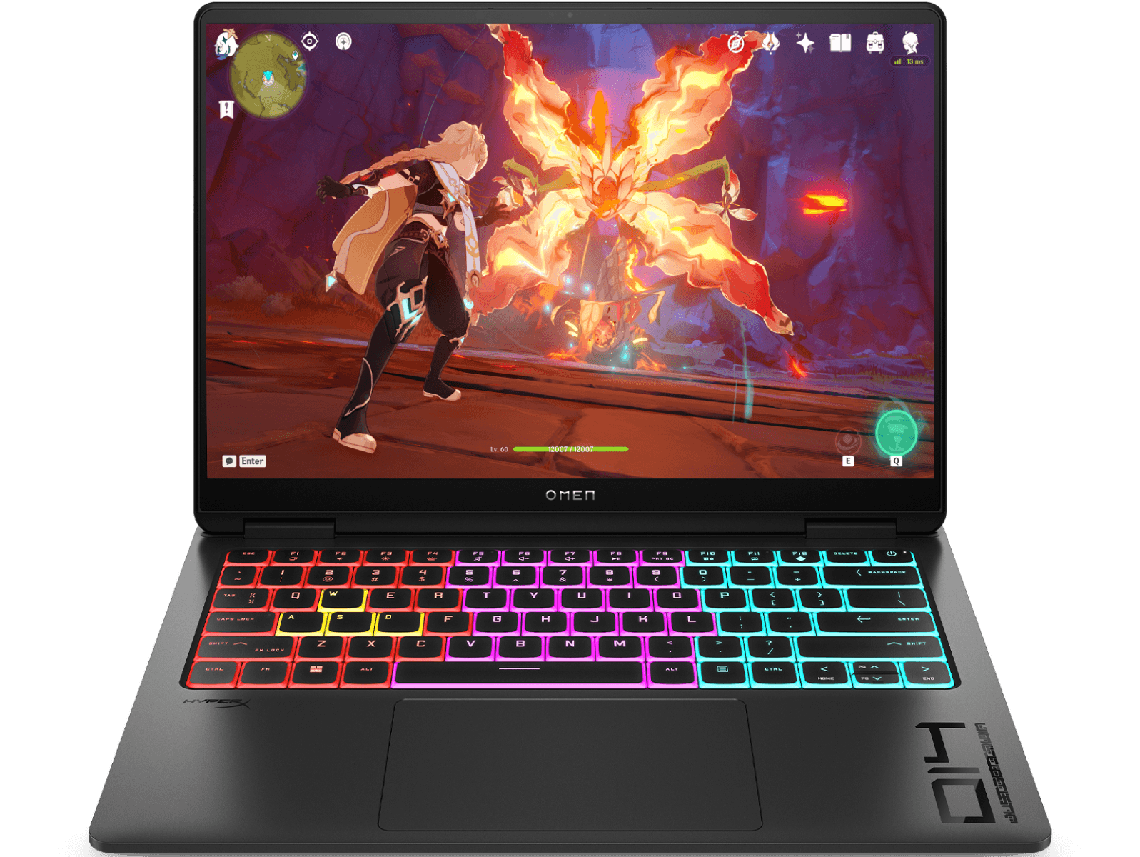 OMEN Transcend 14 inch Gaming Laptop 14-fb1041TX, Black