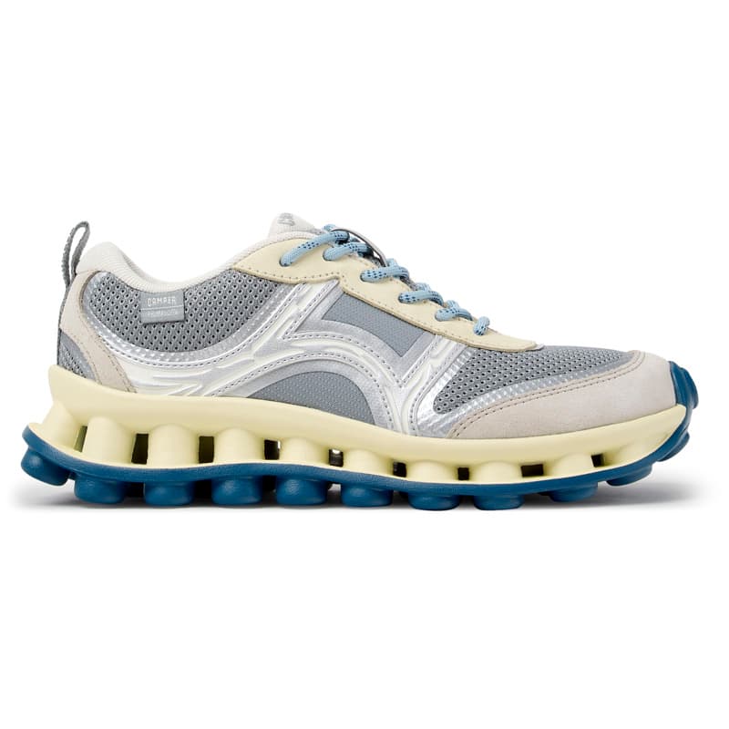 CAMPER Pelotissima - Casual for Women - Grey,Beige, size 37, Cotton fabric