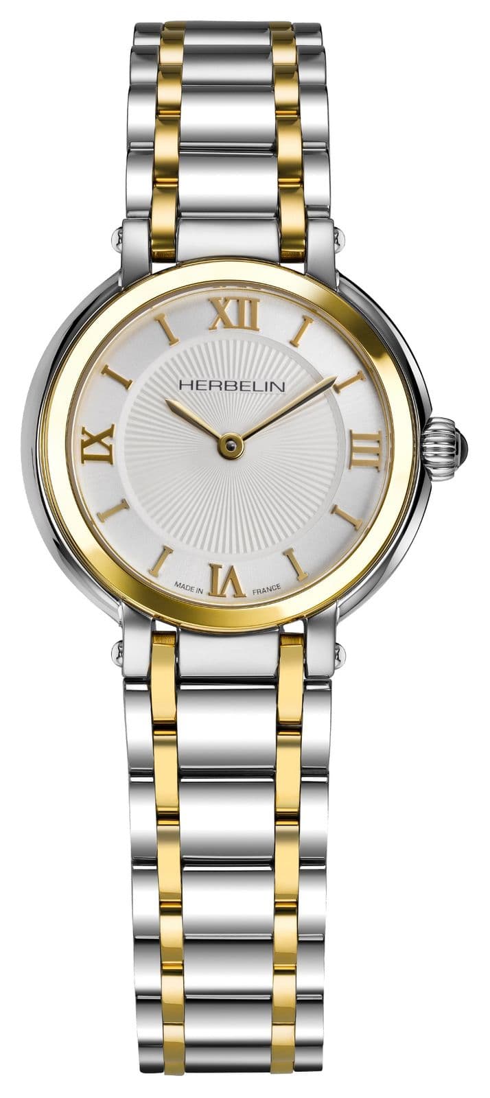 Herbelin Galet | Women's | Two Tone Bracelet | Silver Dial Watch