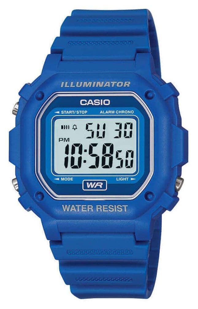 Casio Digital Illuminator (42.6mm) Digital Dial / Blue Resin Watch