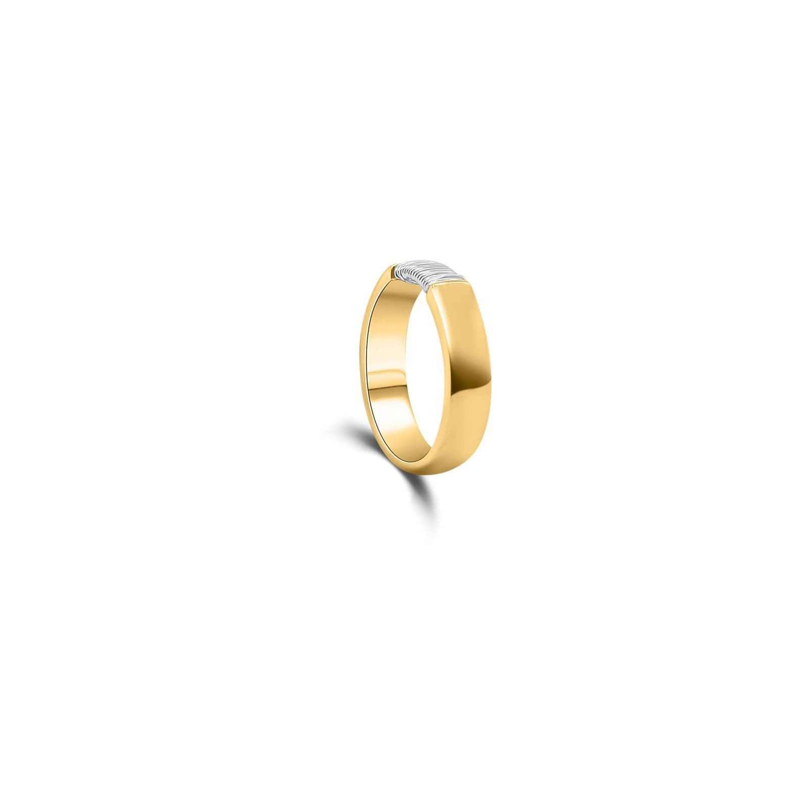 James Moore & Co 9ct Yellow Gold And White Gold Wire Ring Jewellery