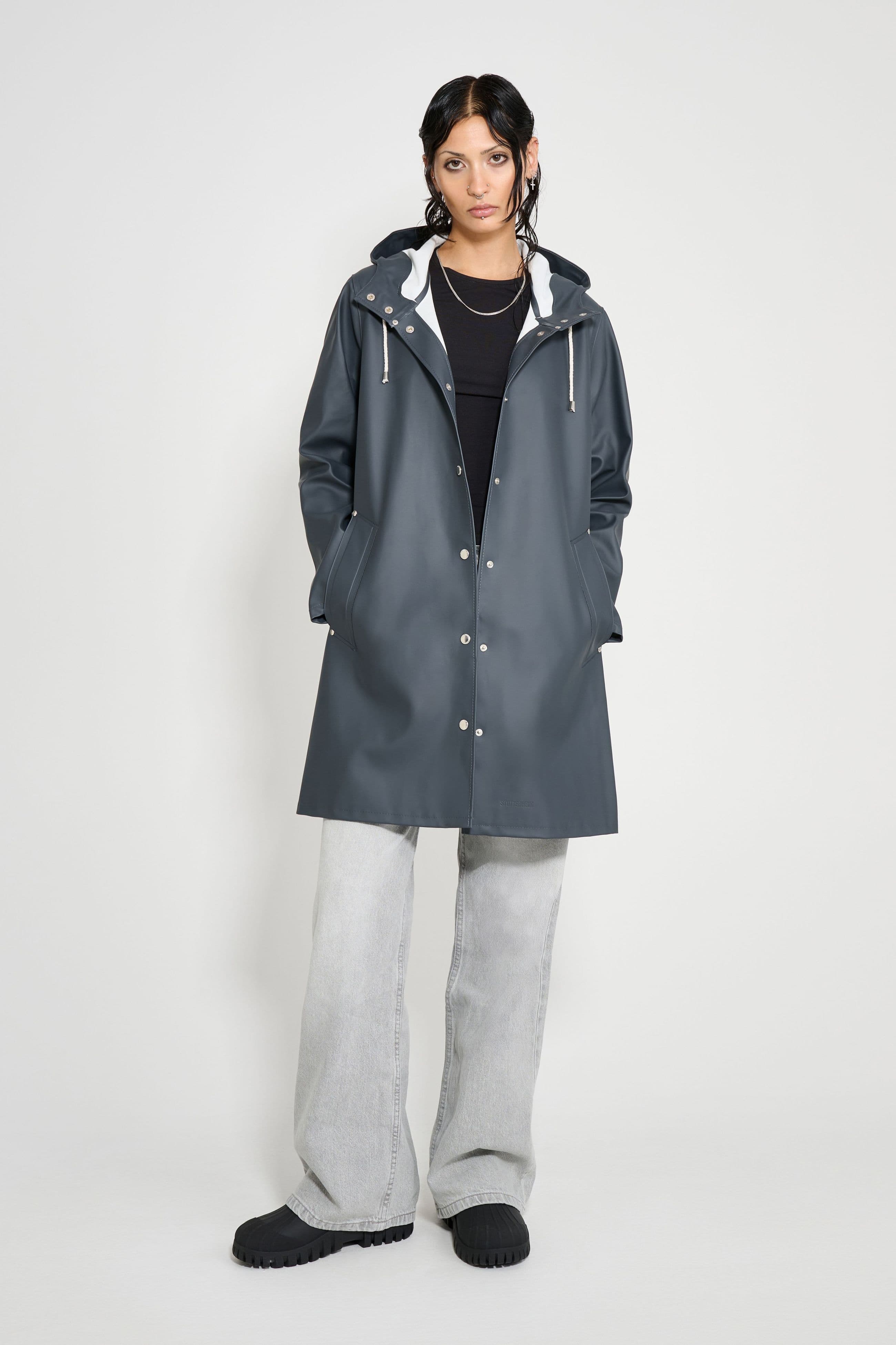 Mosebacke Original A-Line Raincoat Charcoal