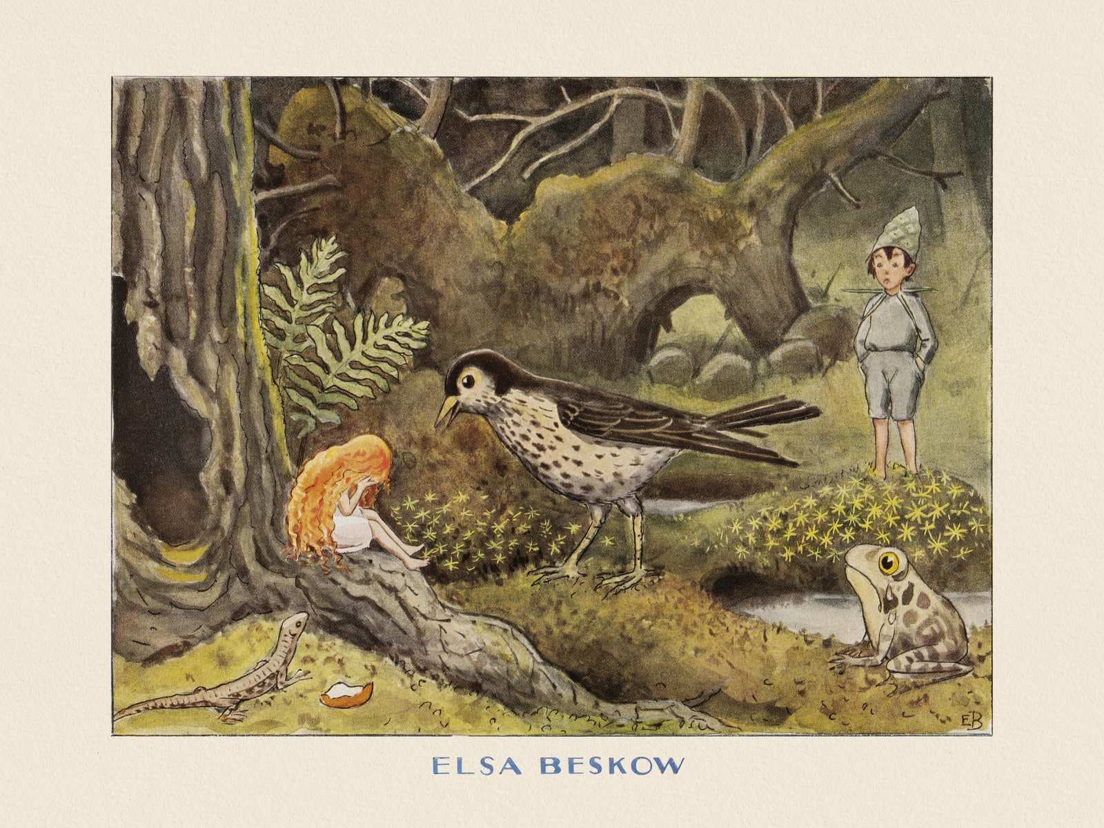 Poster - Elsa Beskow Illustration