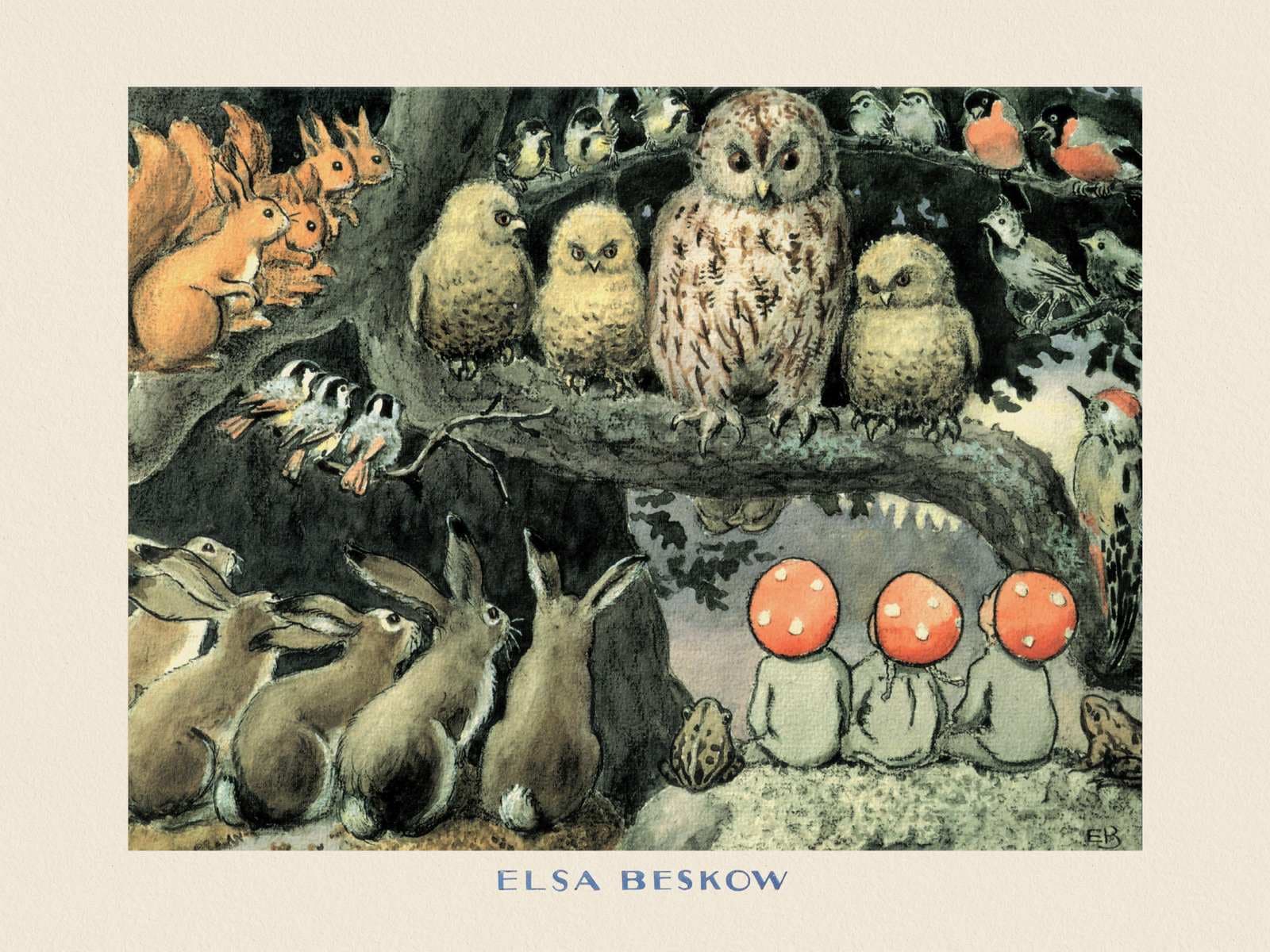 Poster - Elsa Beskow Illustration