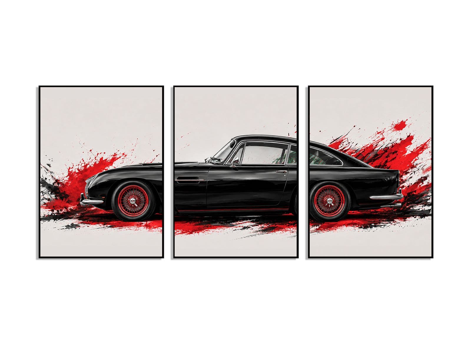 Poster - Classic Car Art - Set of 3