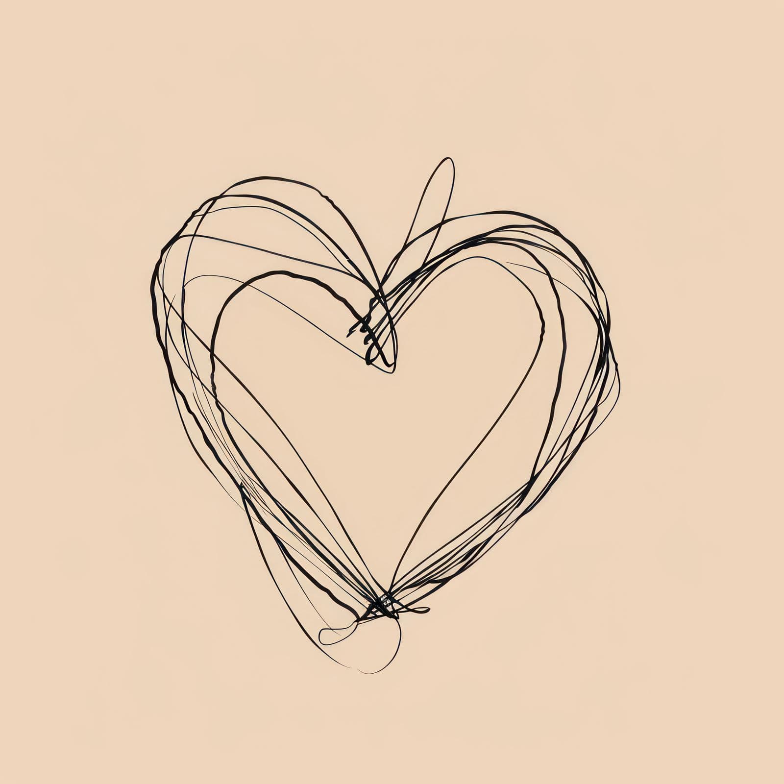 Poster - Heart Sketch