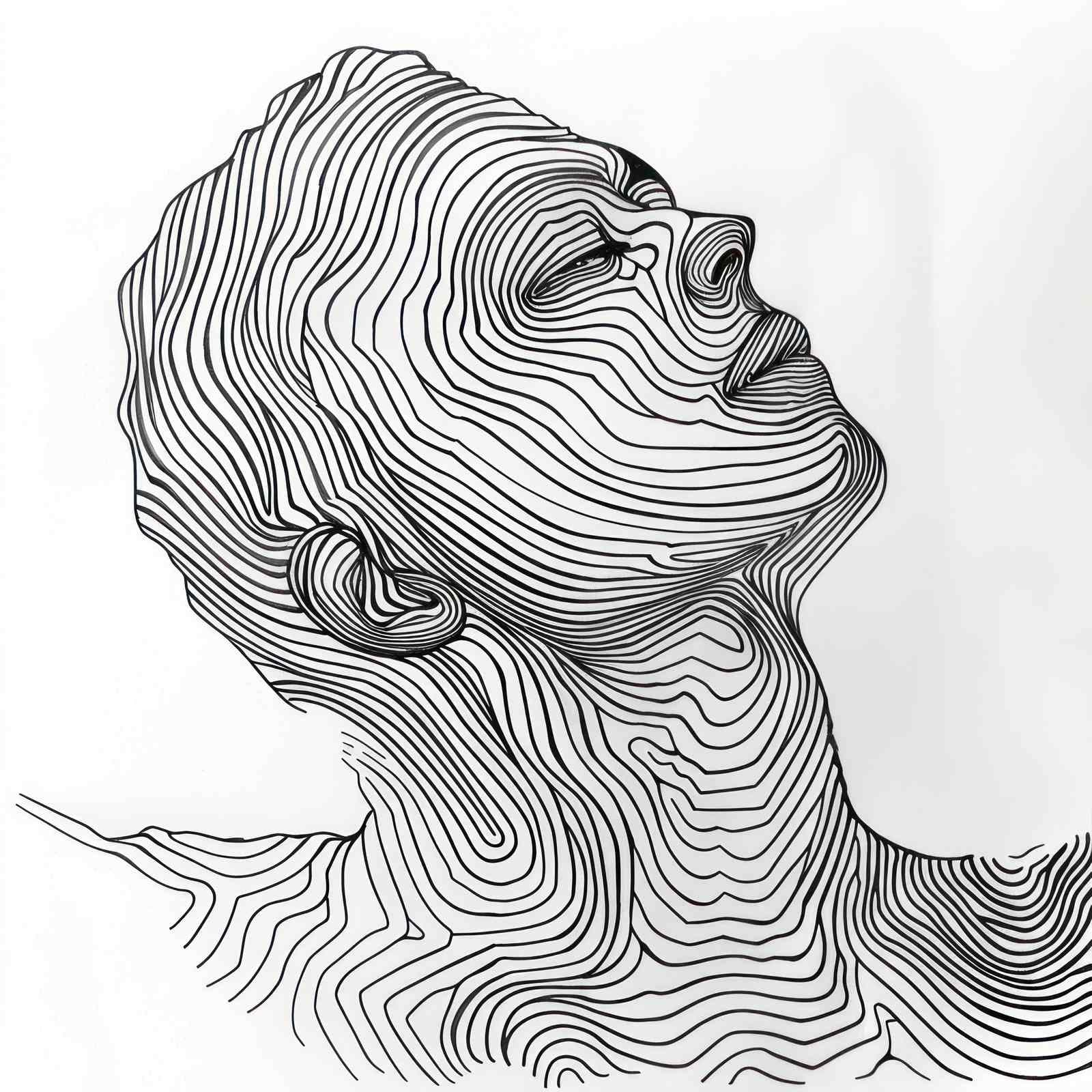 Poster - Abstract Line Art