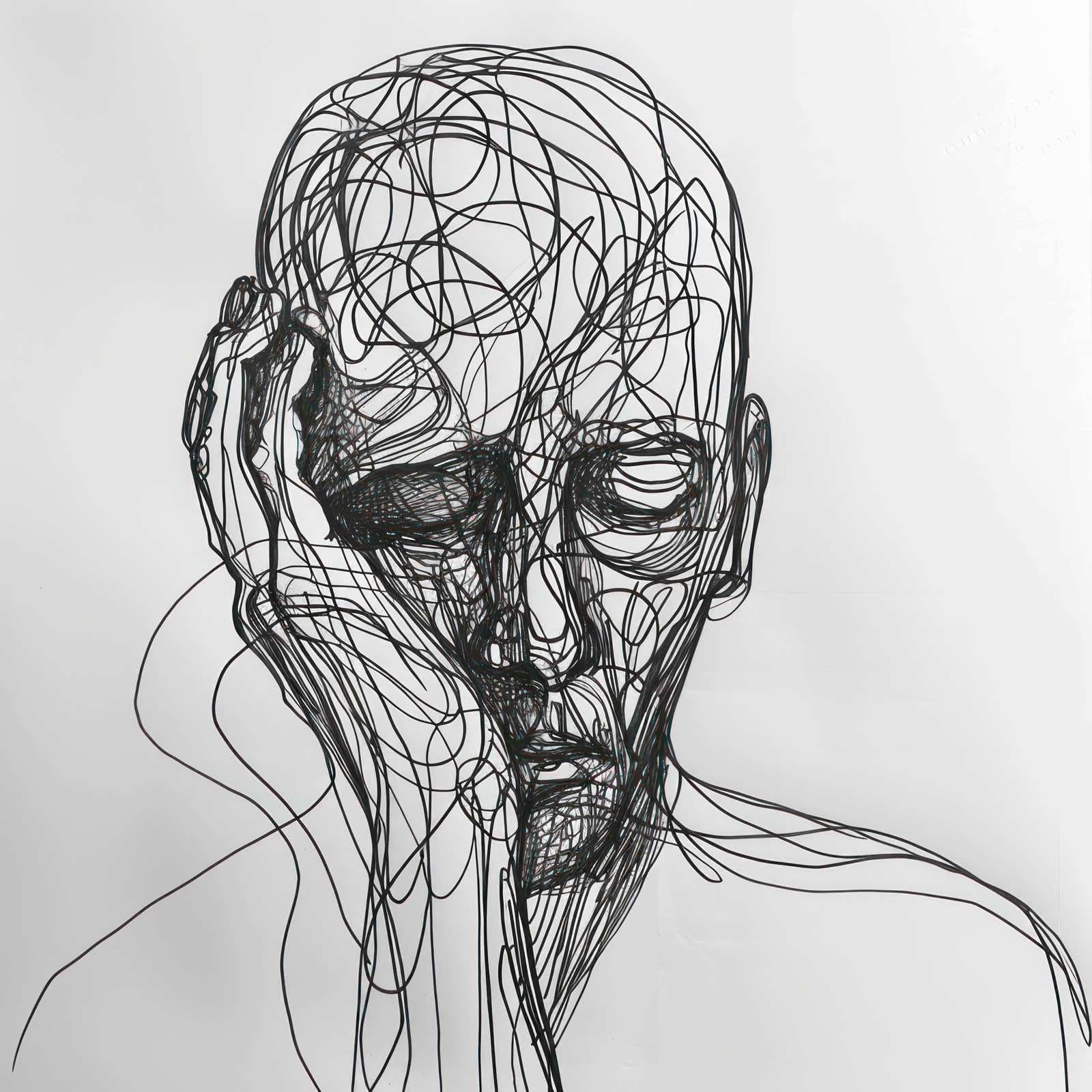 Poster - Abstract Line Drawing