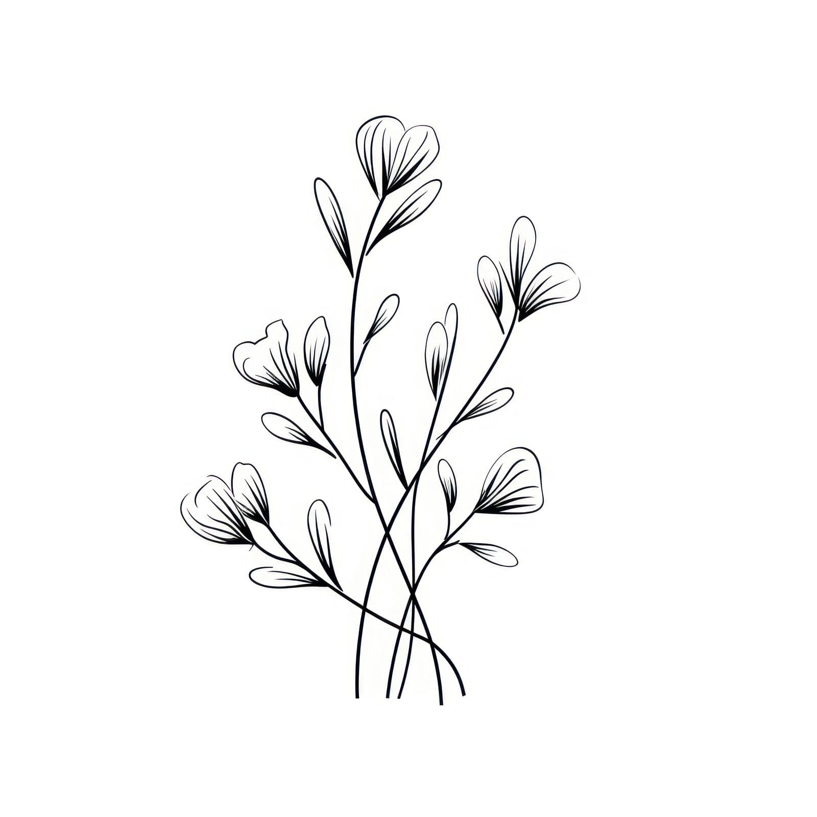 Poster - Minimalist Floral Design