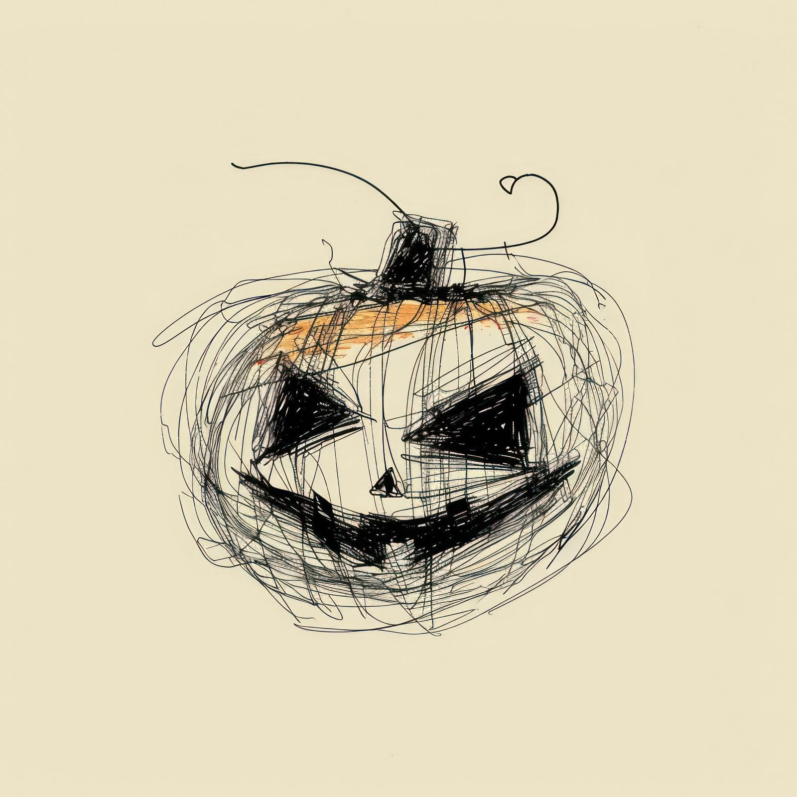 Poster - Sketch Pumpkin