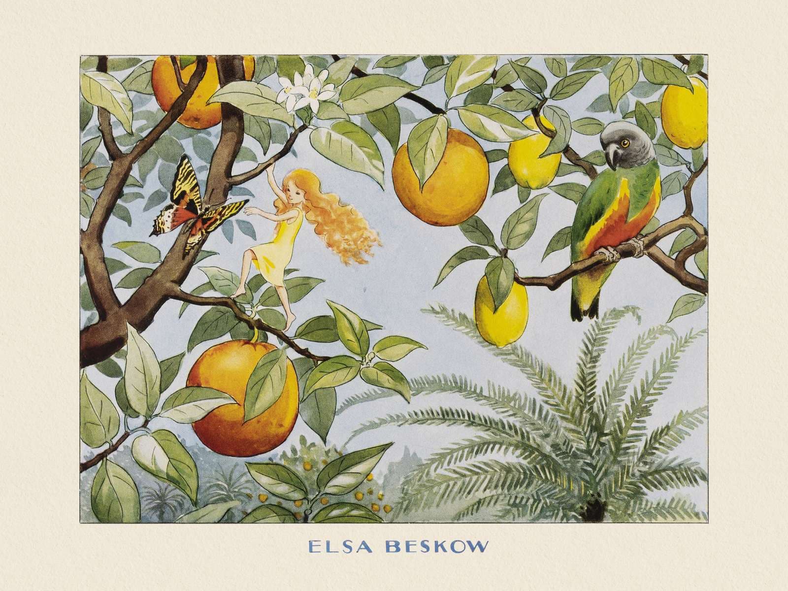 Poster - Elsa Beskow Illustration