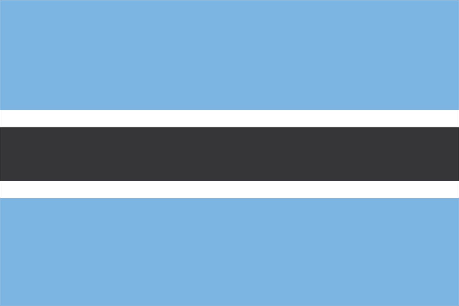 Botswana Flag - Sticker