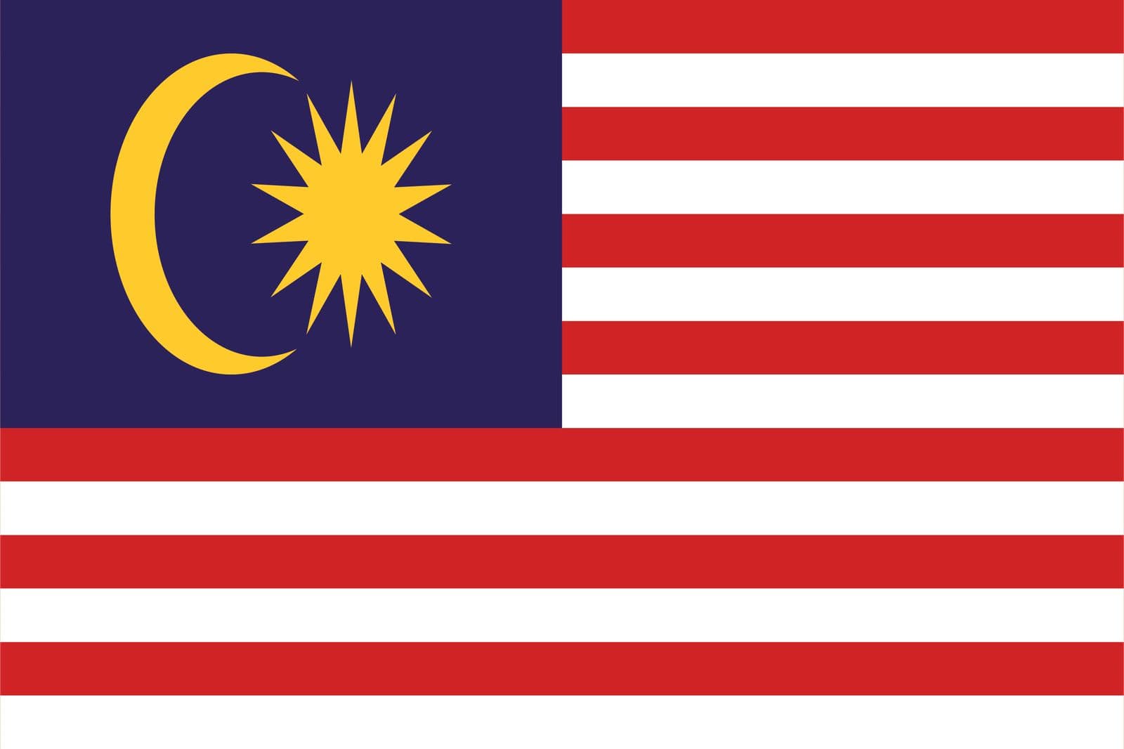 Malaysia Flag - Sticker