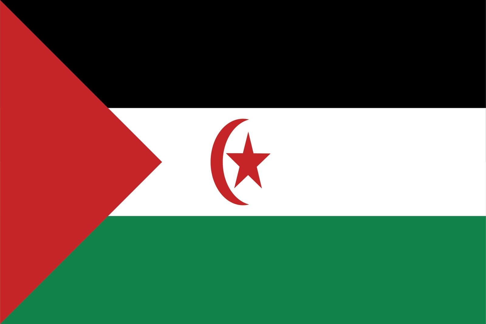 Western Sahara Flag - Sticker