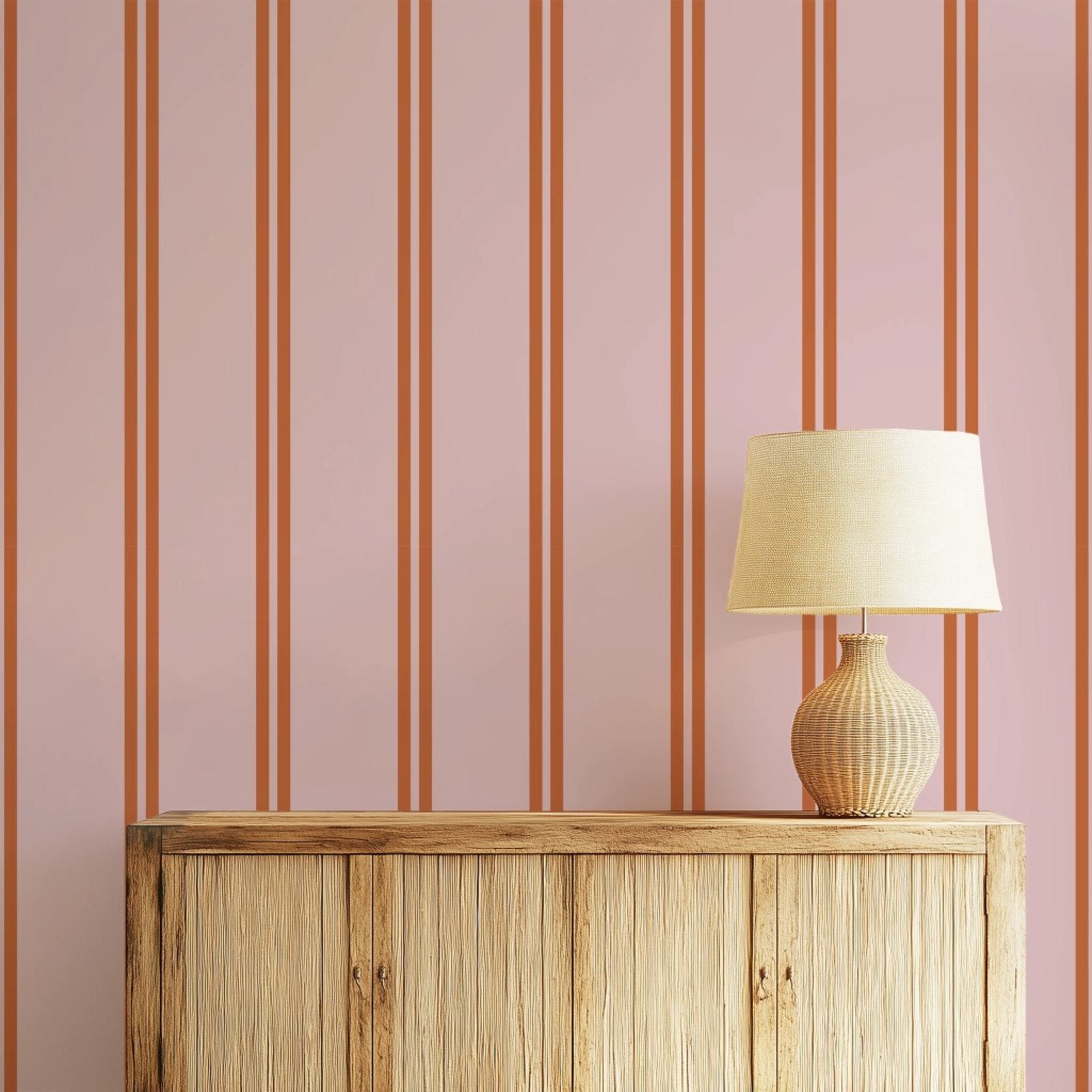 Wall Paper - Striped Delight / Custom Colors