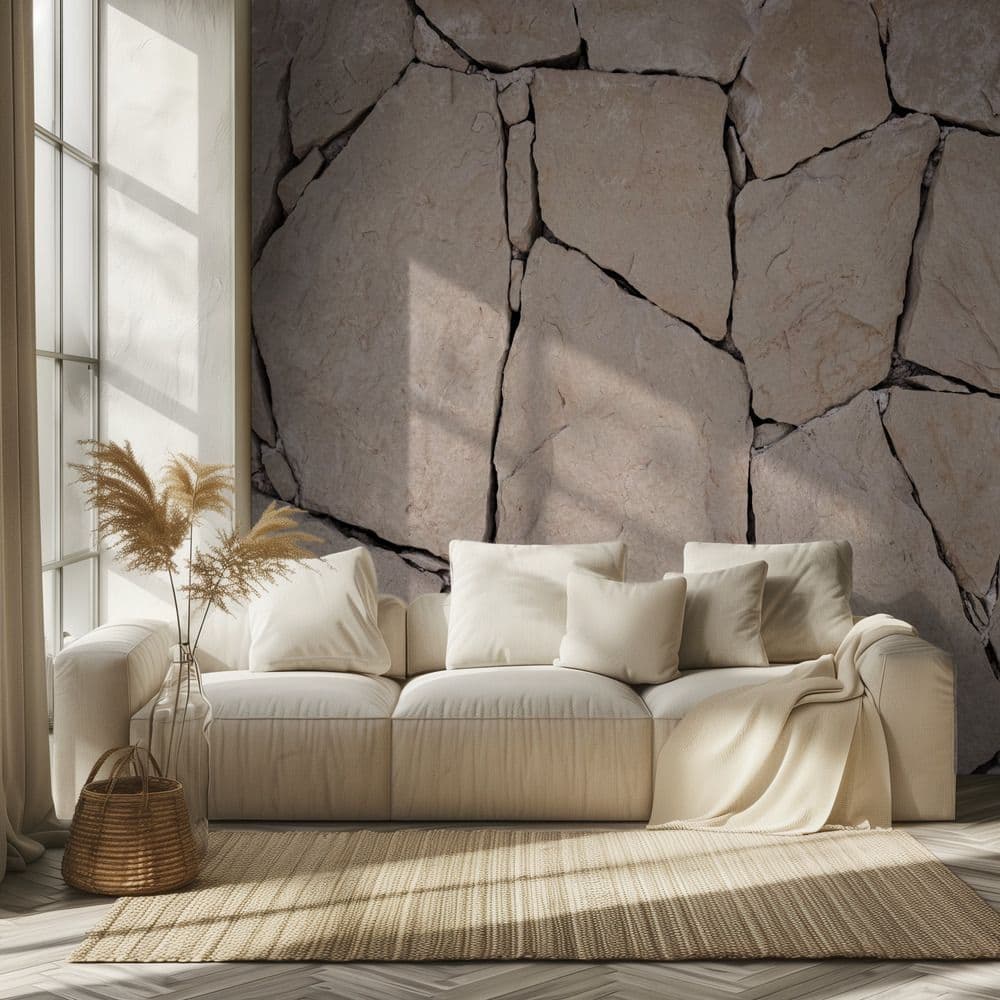 Wall Paper - Stone Pattern Design